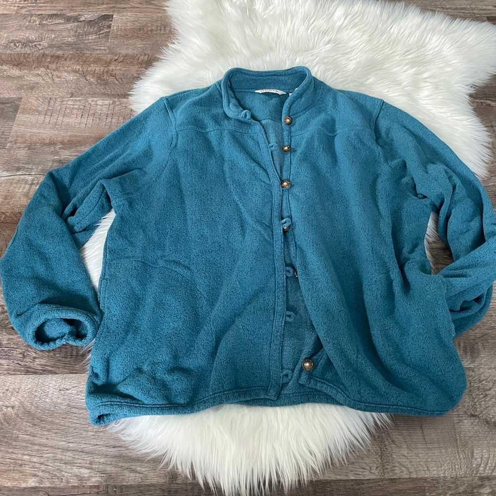 Vintage Orvis teal shacket size XL - image 1