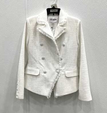 NWT Steve Madden Women's Naomi White Blazer XS - image 1