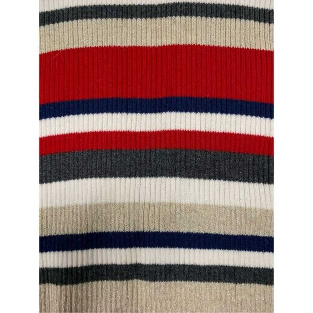 Vintage Striped Turtleneck Sweater - image 5