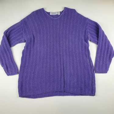 A Knitch Above Vintage Cable Knit Cotton Ribbed P… - image 1