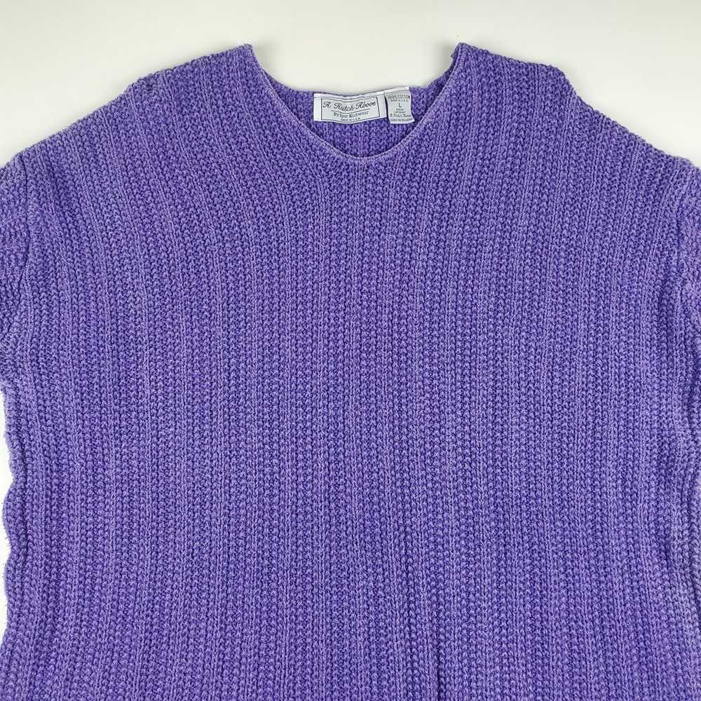 A Knitch Above Vintage Cable Knit Cotton Ribbed P… - image 3