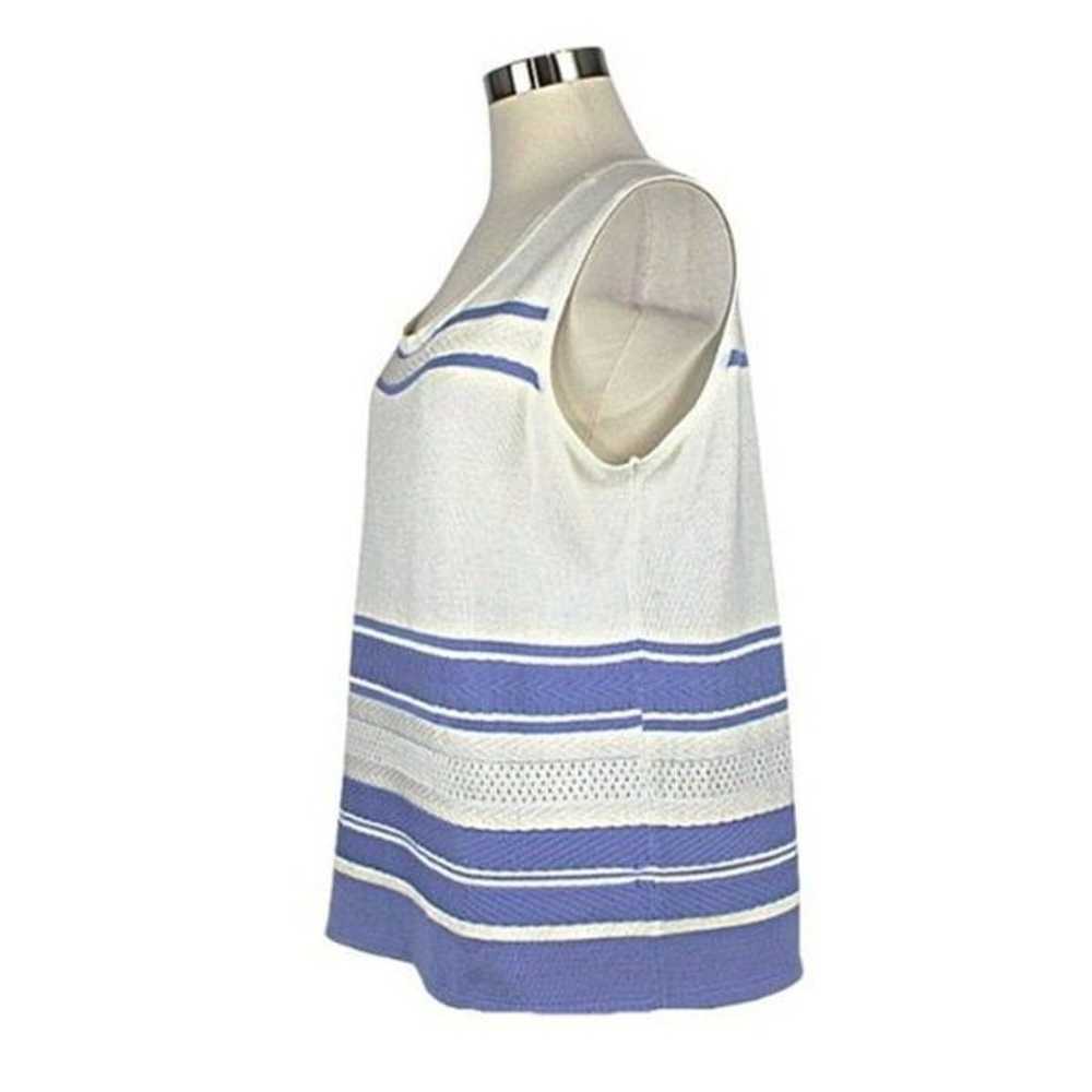 Eric Steven Sweater Vest Top Tank Vintage Striped… - image 4