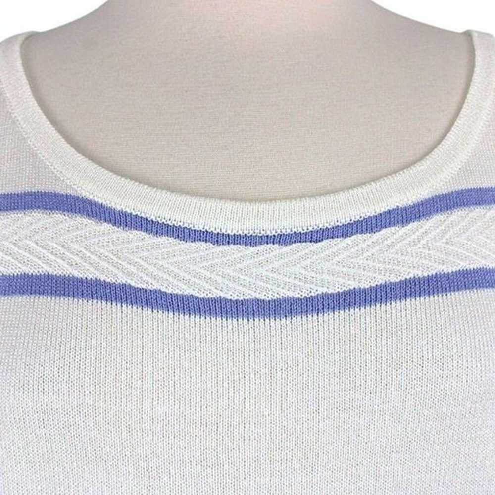 Eric Steven Sweater Vest Top Tank Vintage Striped… - image 6