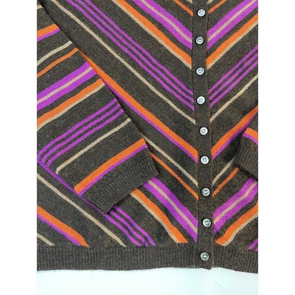 Vintage Eddie Bauer Womens XL Merino Wool Rainbow… - image 3