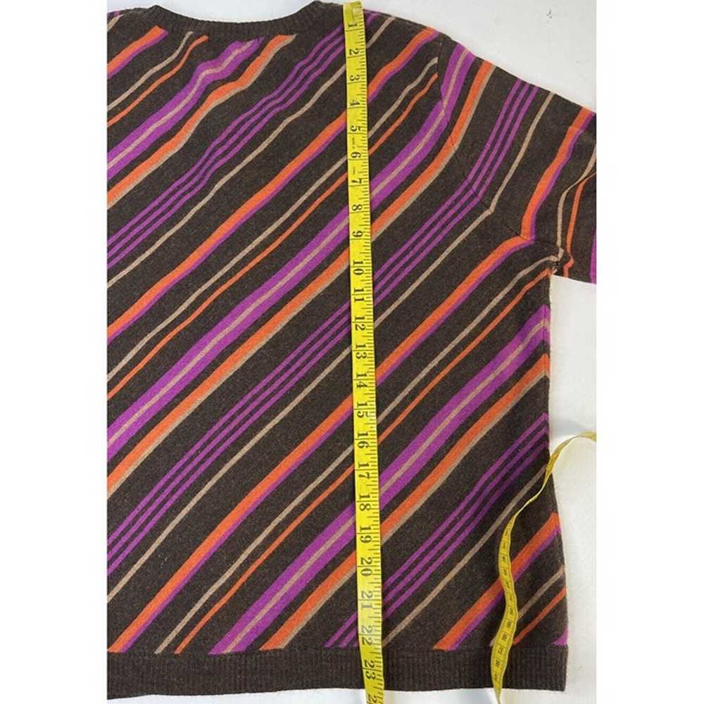 Vintage Eddie Bauer Womens XL Merino Wool Rainbow… - image 6