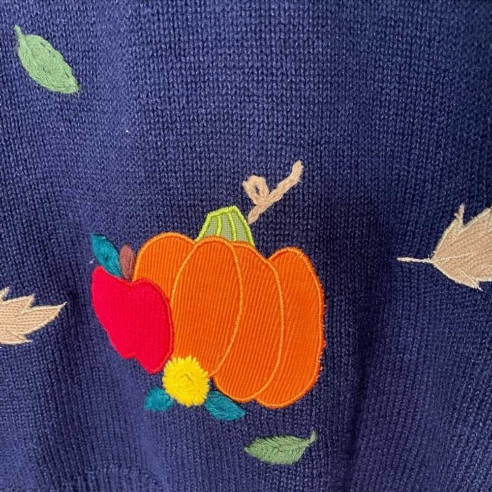 Vintage Fall Halloween Thanksgiving Cornucopia Sw… - image 2