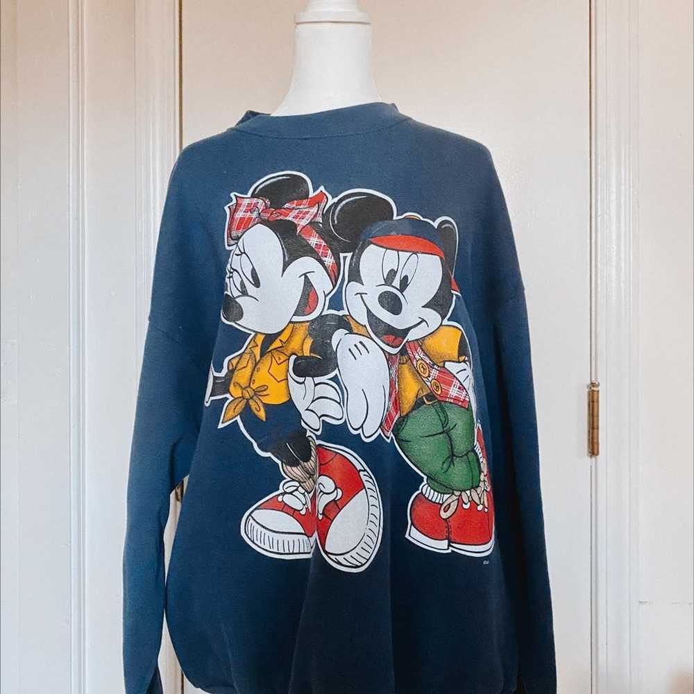 Vintage mickey mouse crewneck - image 2