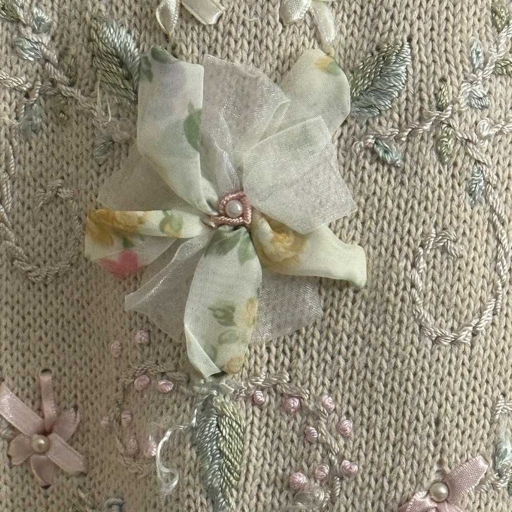 Vintage Embroidered Sweater - image 5