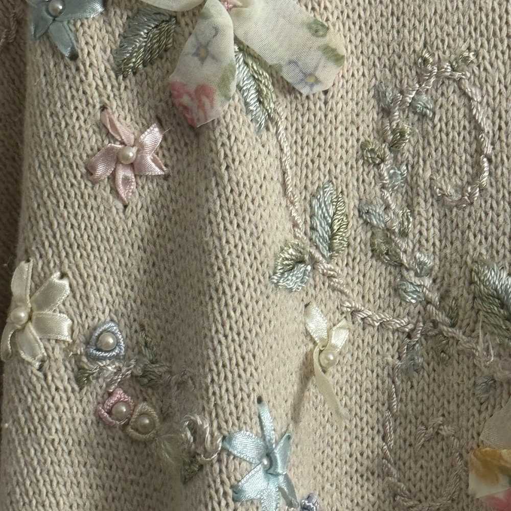 Vintage Embroidered Sweater - image 6