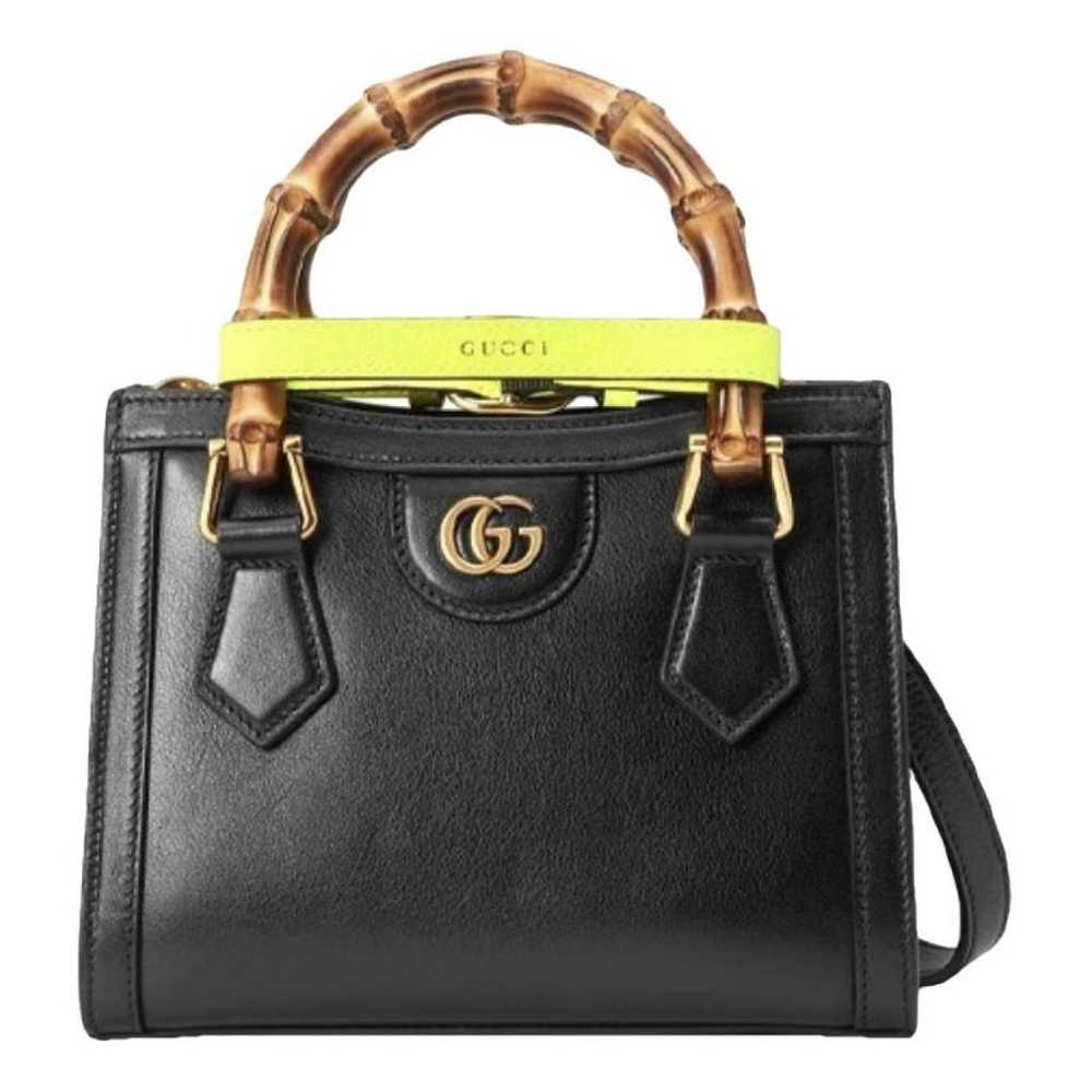 Gucci Diana Bamboo leather tote - image 1