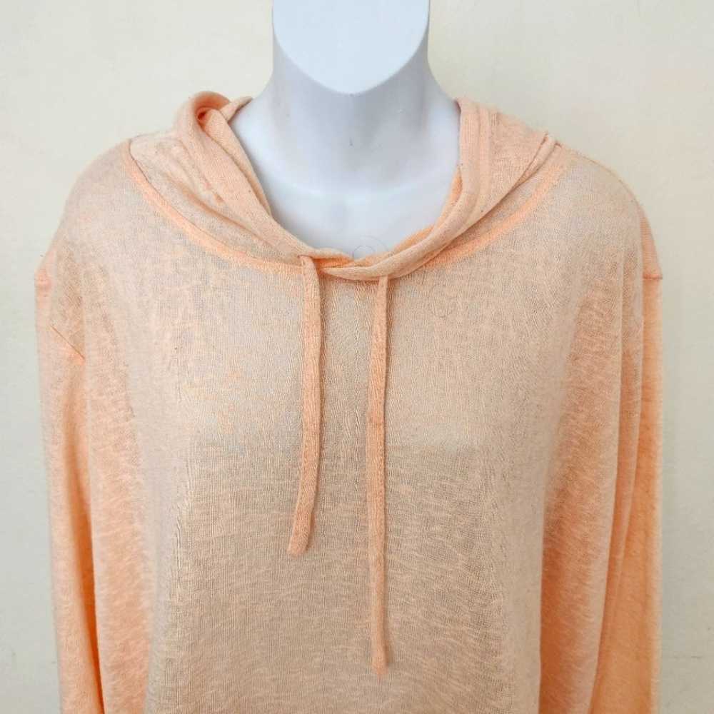 WEATHERPROOF VINTAGE Peach Lightweight Hoodie Swe… - image 5