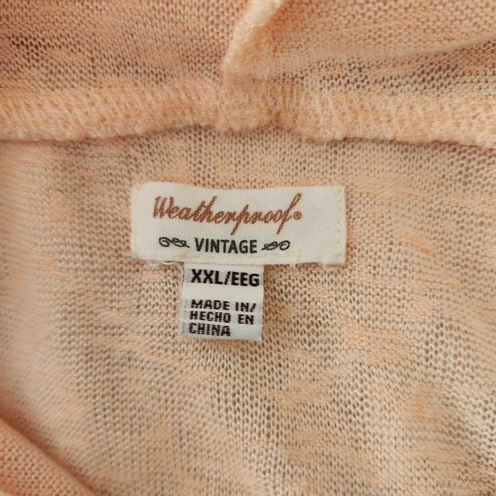 WEATHERPROOF VINTAGE Peach Lightweight Hoodie Swe… - image 7