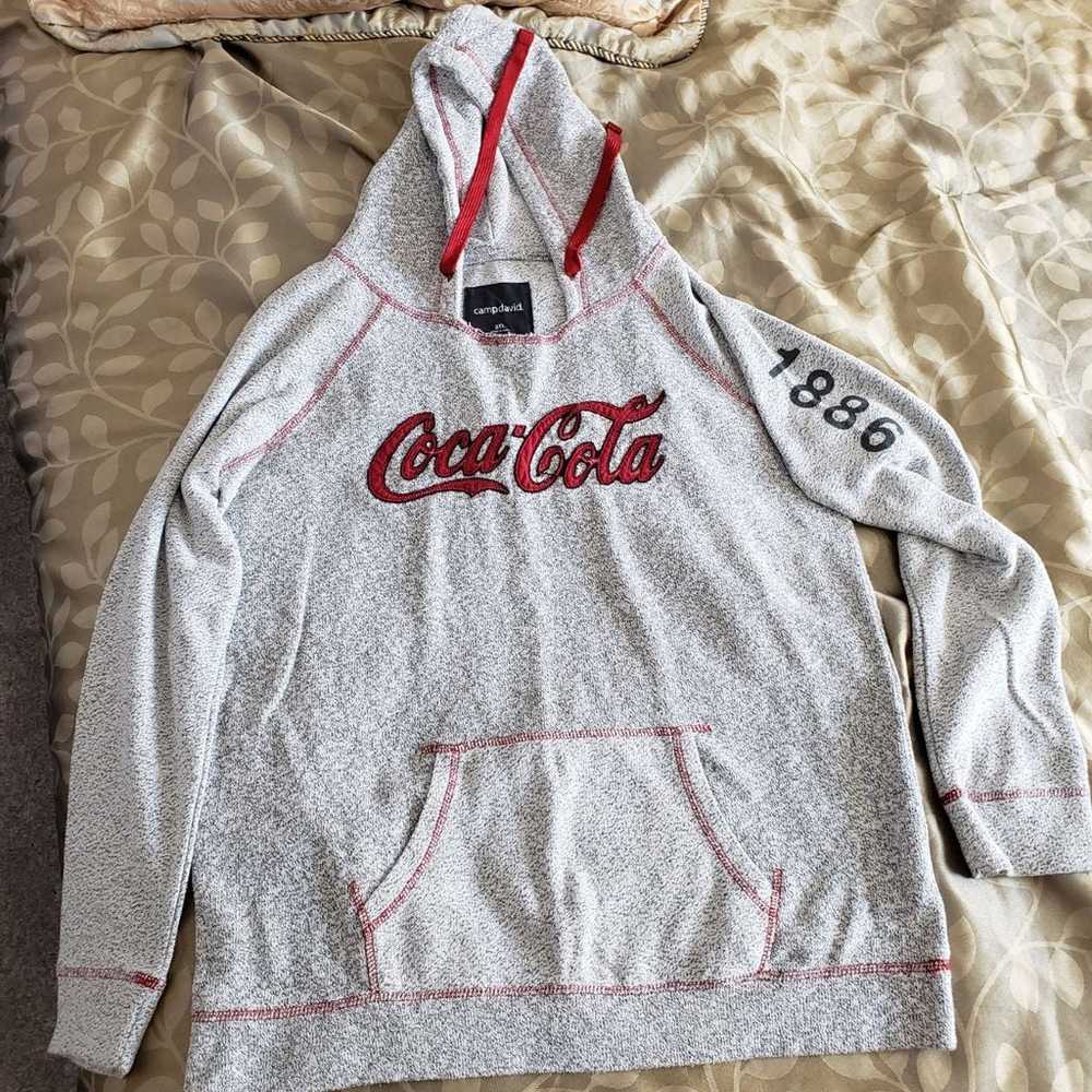 Vintage Campdavid Coca-Cola Hoodie - image 7