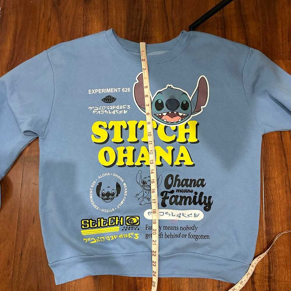 Disney Lilo And Stich Ohana Sweatshirt Size XXL V… - image 7