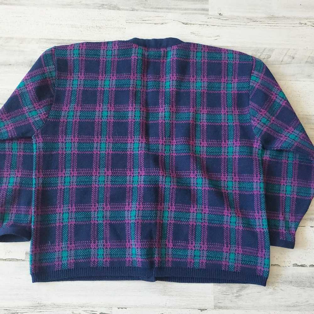 Vintage Pendleton Virgin Wool Cardigan Sweater Si… - image 2