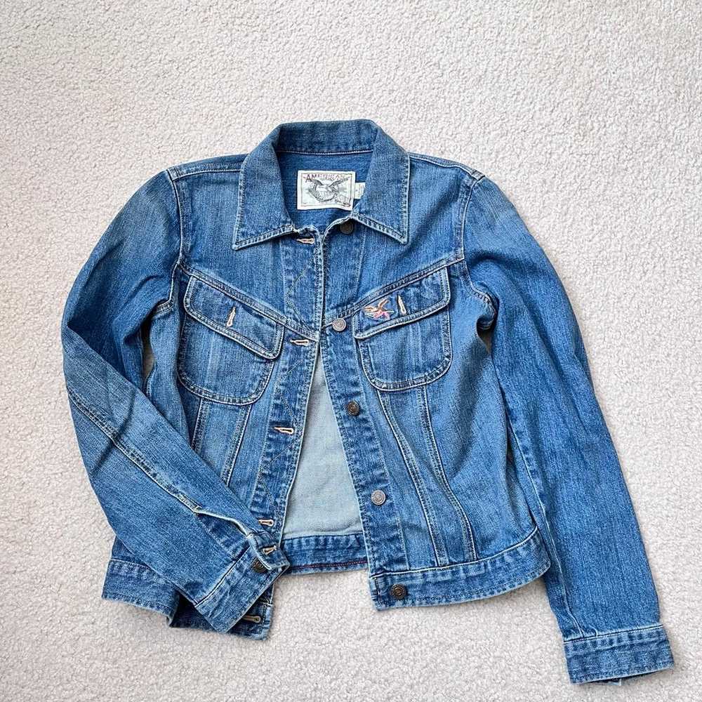 American Living Vintage Denim Jacket NWOT Size S - image 1