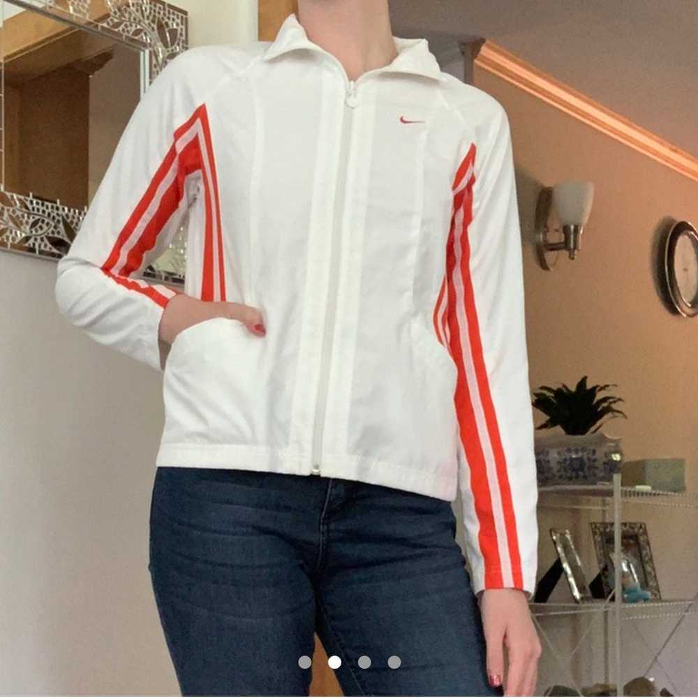 Red and White Nike Track Jacket Vintage - image 2