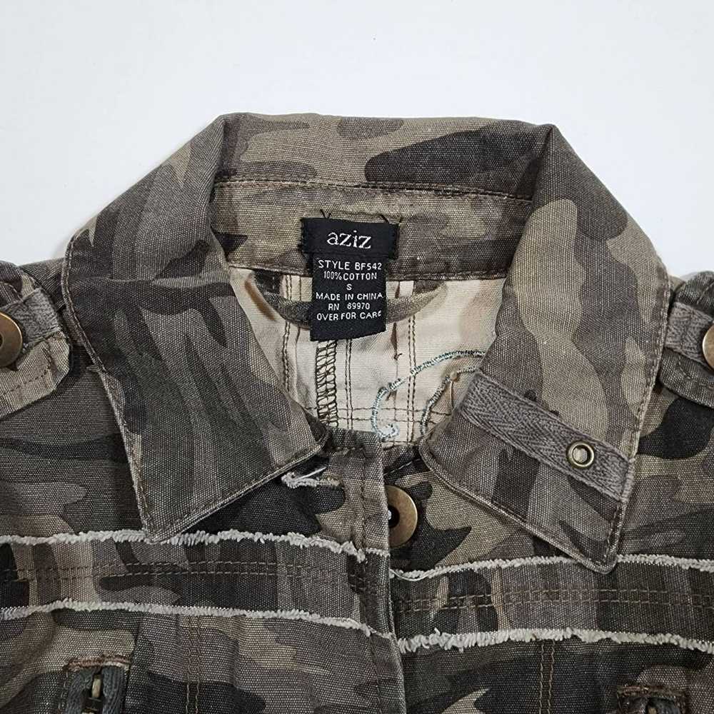 Y2K Vintage Camo Embroidered Jacket - image 6