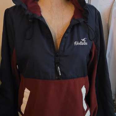 Hollister 1/4 zip Pullover Windbreaker - image 1