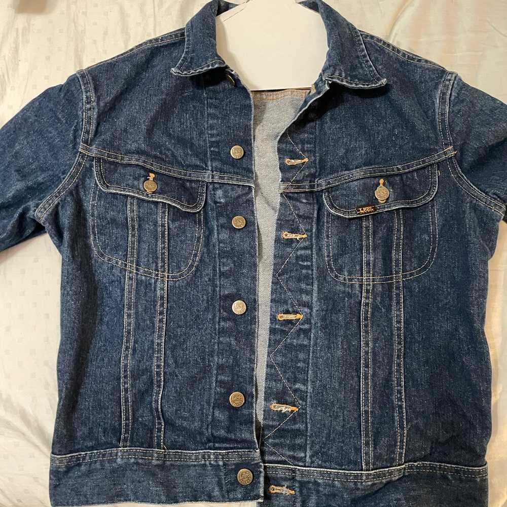 Vintage Lee Denim / Jean Jacket - image 4