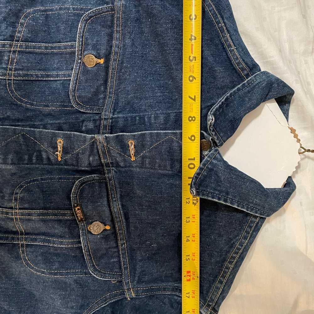 Vintage Lee Denim / Jean Jacket - image 8