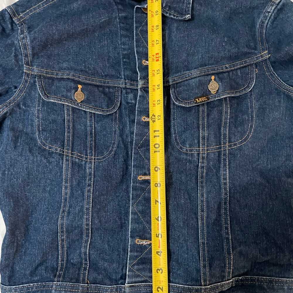 Vintage Lee Denim / Jean Jacket - image 9