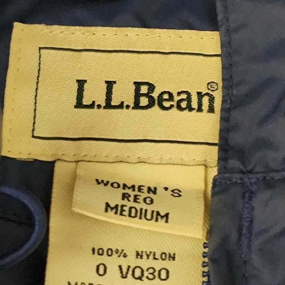 L.L. Bean Vintage Blue Woman's Regular Medium Rai… - image 7