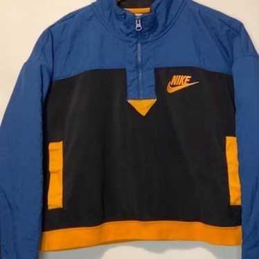 Vintage Nike Sportswear 1/4 Zip Fleece Sweater Cr… - image 1