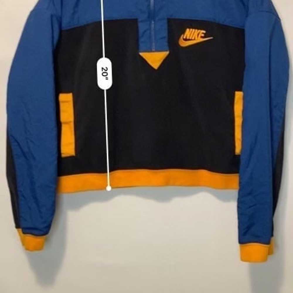 Vintage Nike Sportswear 1/4 Zip Fleece Sweater Cr… - image 6