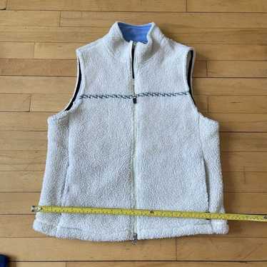 Vintage Horny Toad Sherpa Fleece Oatmeal Cream Ve… - image 1