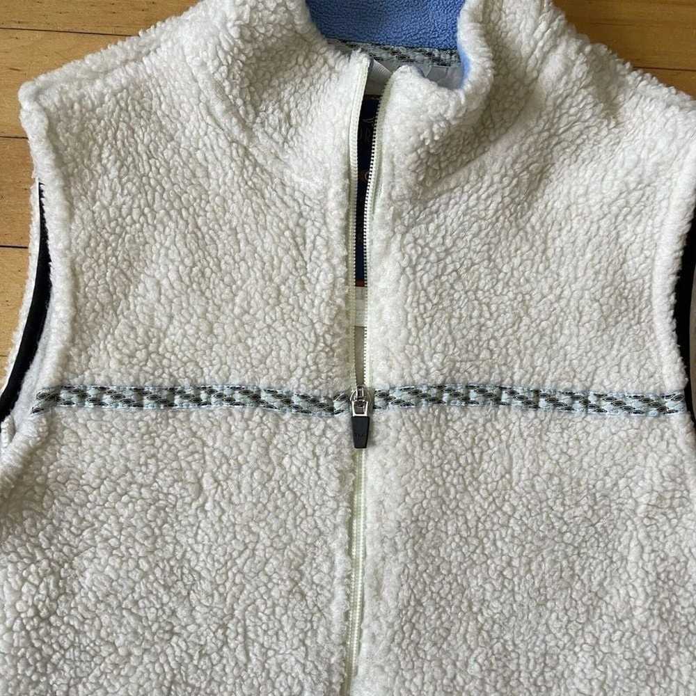 Vintage Horny Toad Sherpa Fleece Oatmeal Cream Ve… - image 3