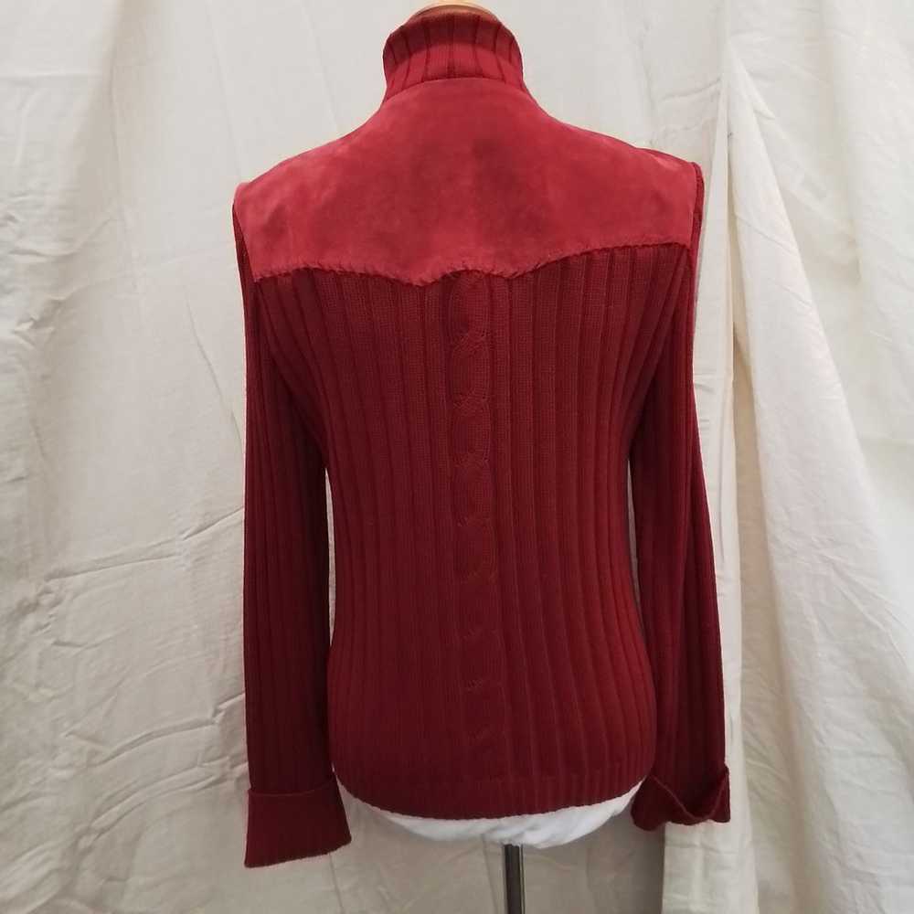 Vintage red suade jacket by Coldwater Creek - image 7