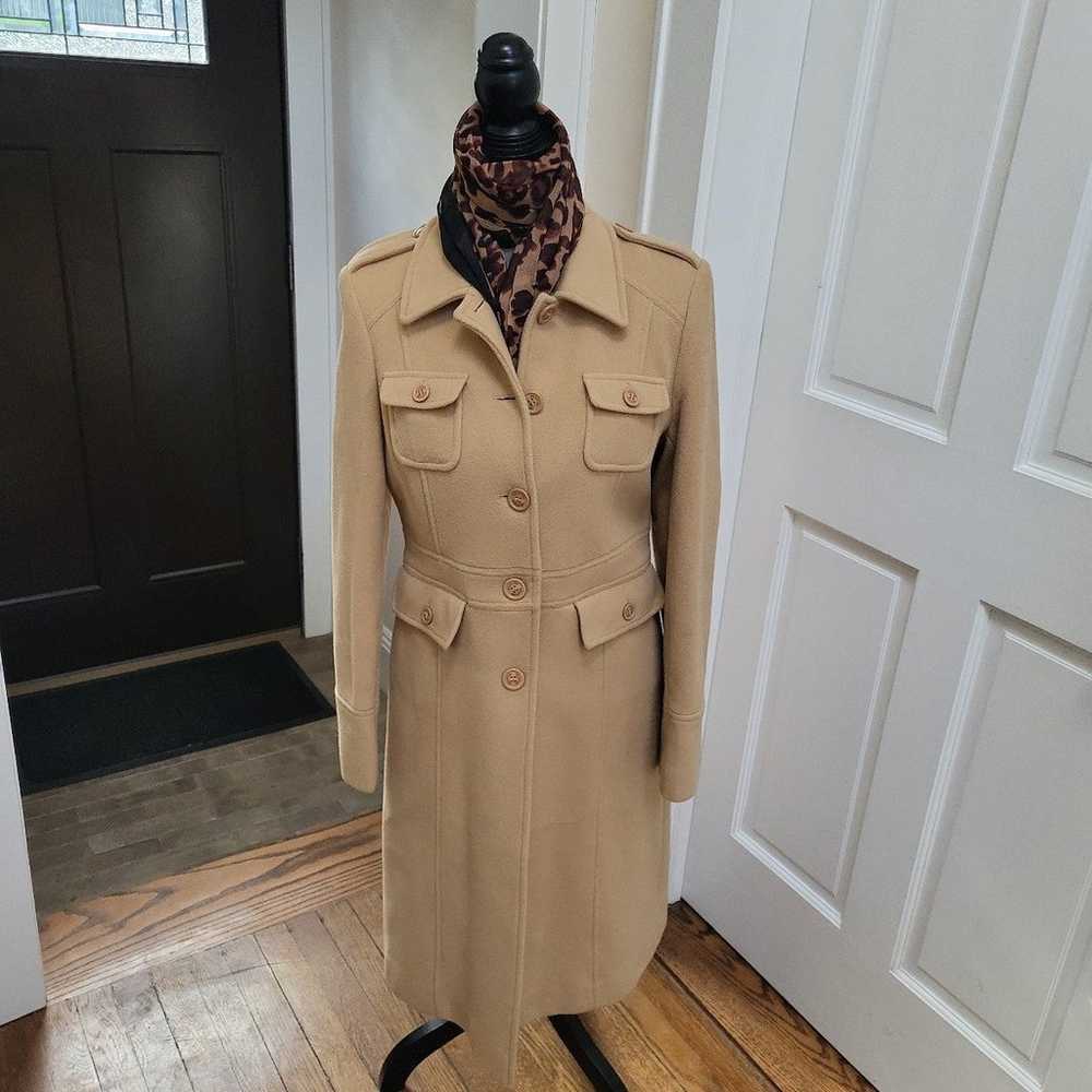 Vintage Kenneth Cole Reaction Camel Wool Coat - image 8