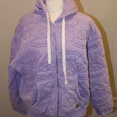 urban outfitters BDG EMBROIDERED PURPLE STITCHED … - image 1