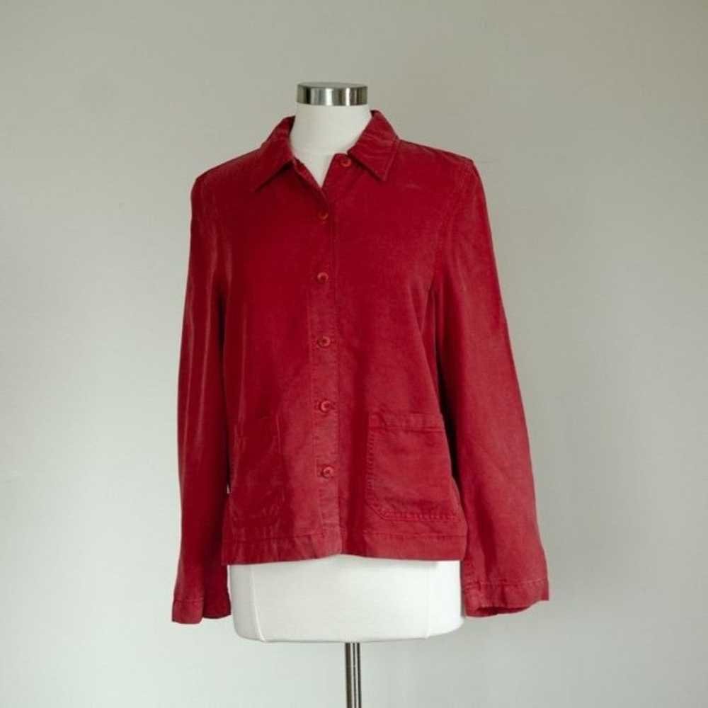 Vintage Jones New York Tencel Red jacket and skir… - image 2