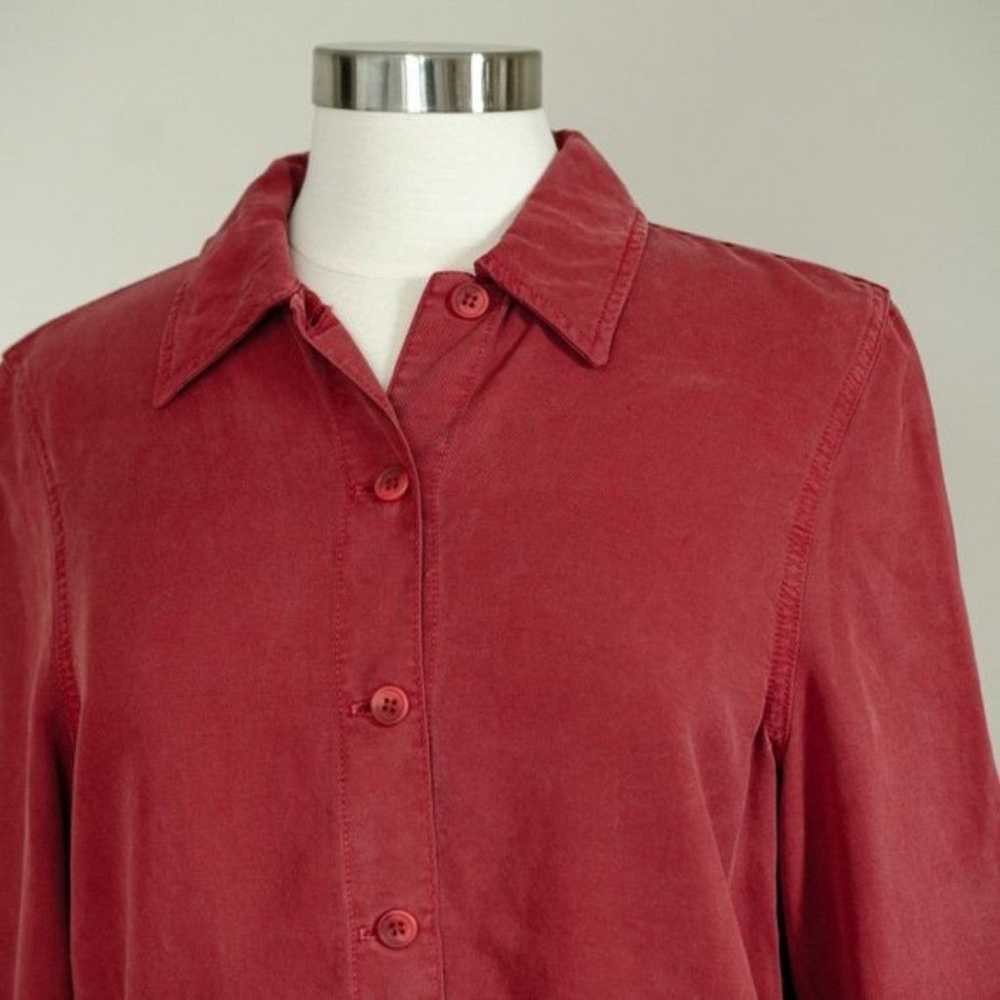 Vintage Jones New York Tencel Red jacket and skir… - image 4