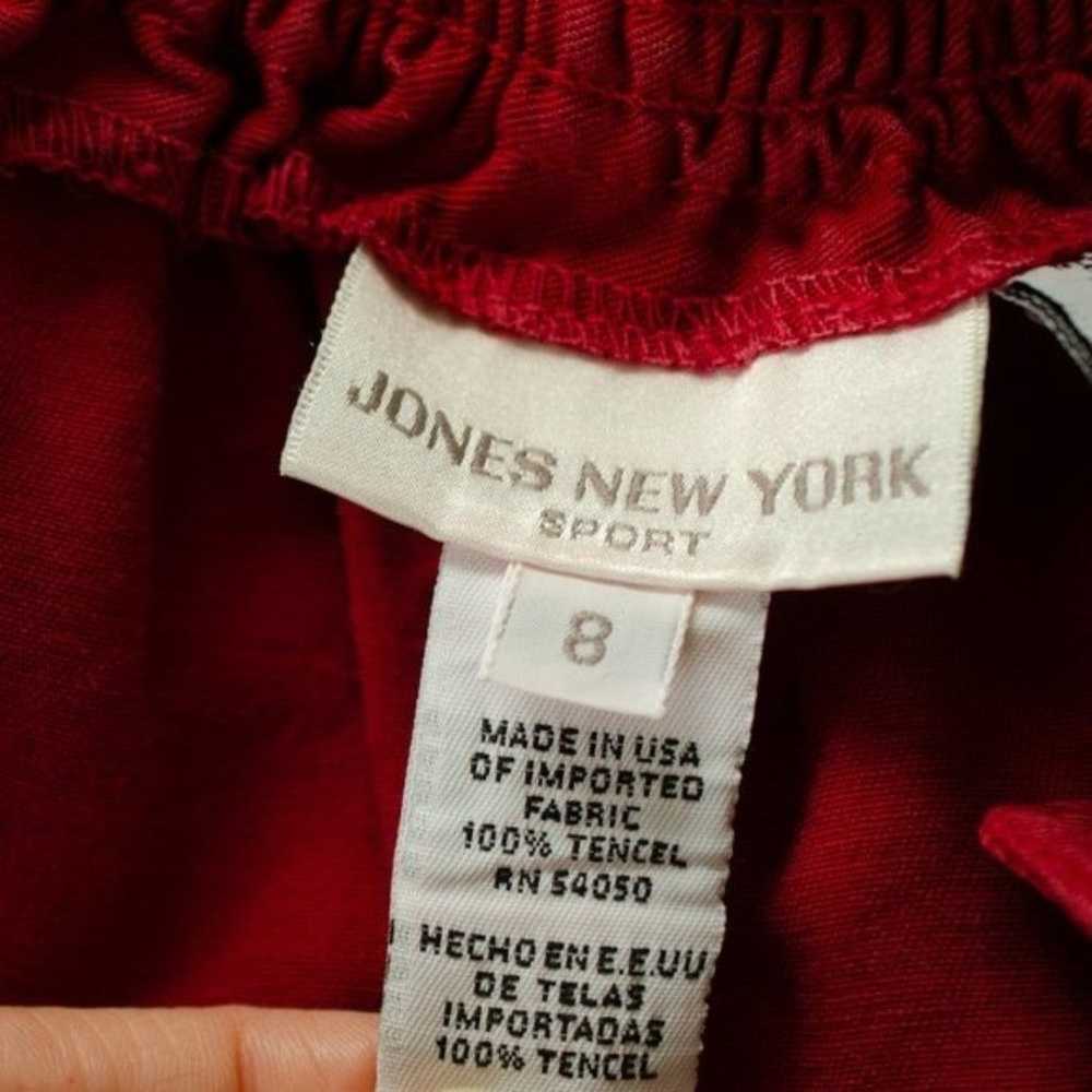 Vintage Jones New York Tencel Red jacket and skir… - image 8