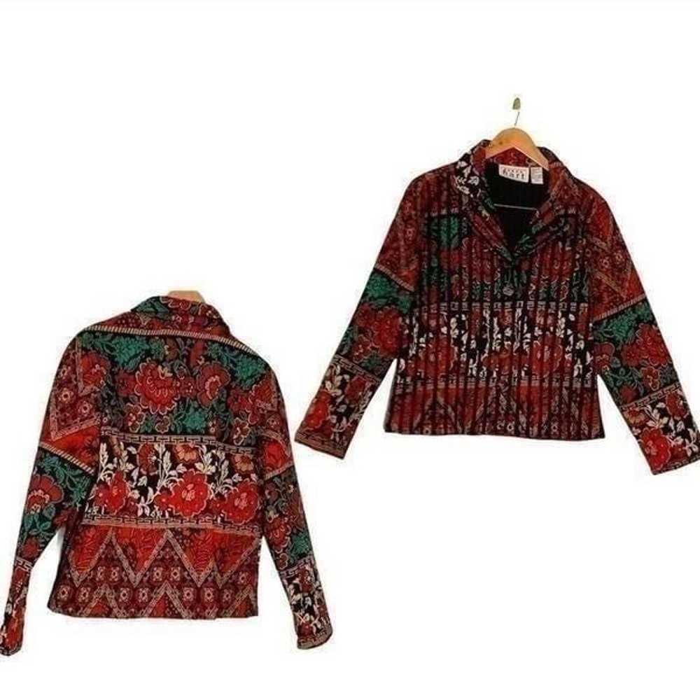 Kantha Quilted Jacket Hand Stitched Embroidery Co… - image 3