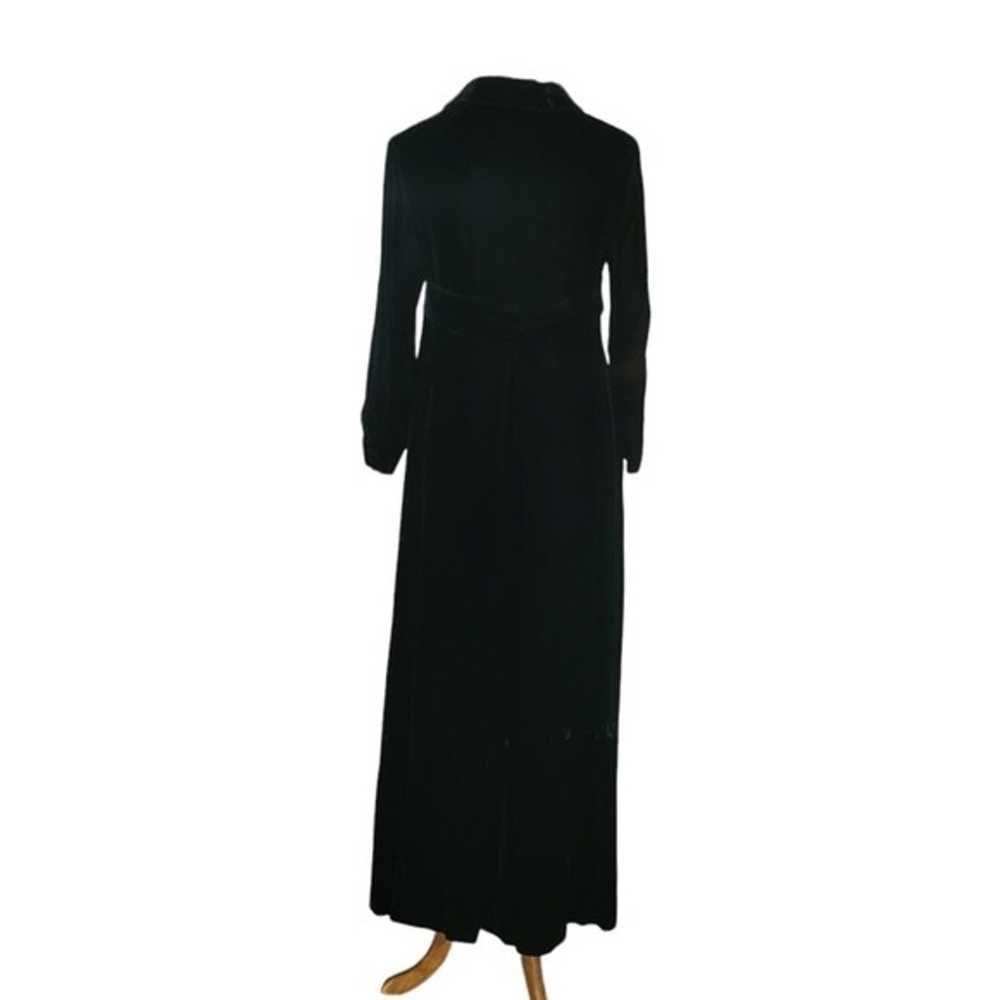 1950's Black Velvet Opera Coat Union Label - image 5