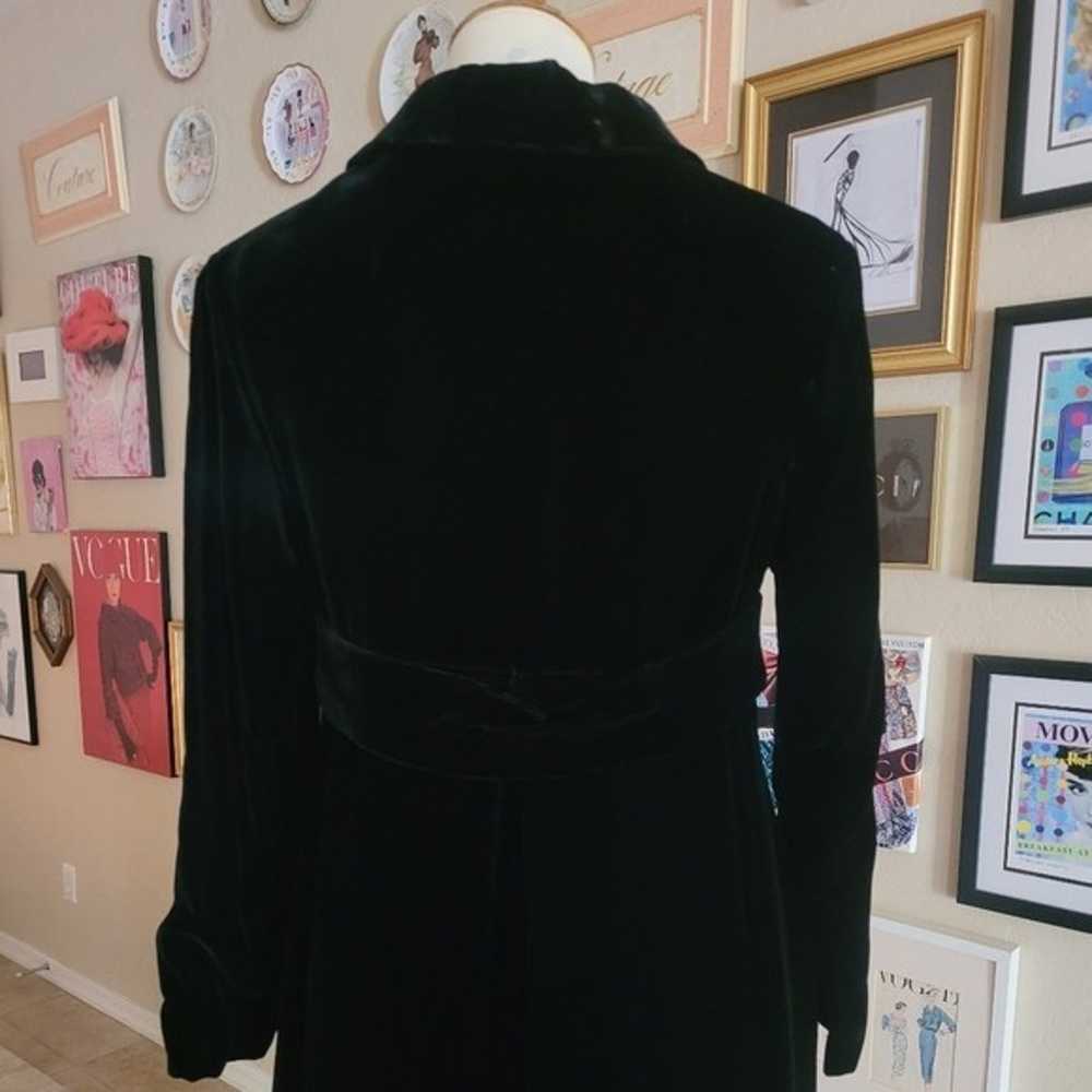 1950's Black Velvet Opera Coat Union Label - image 7