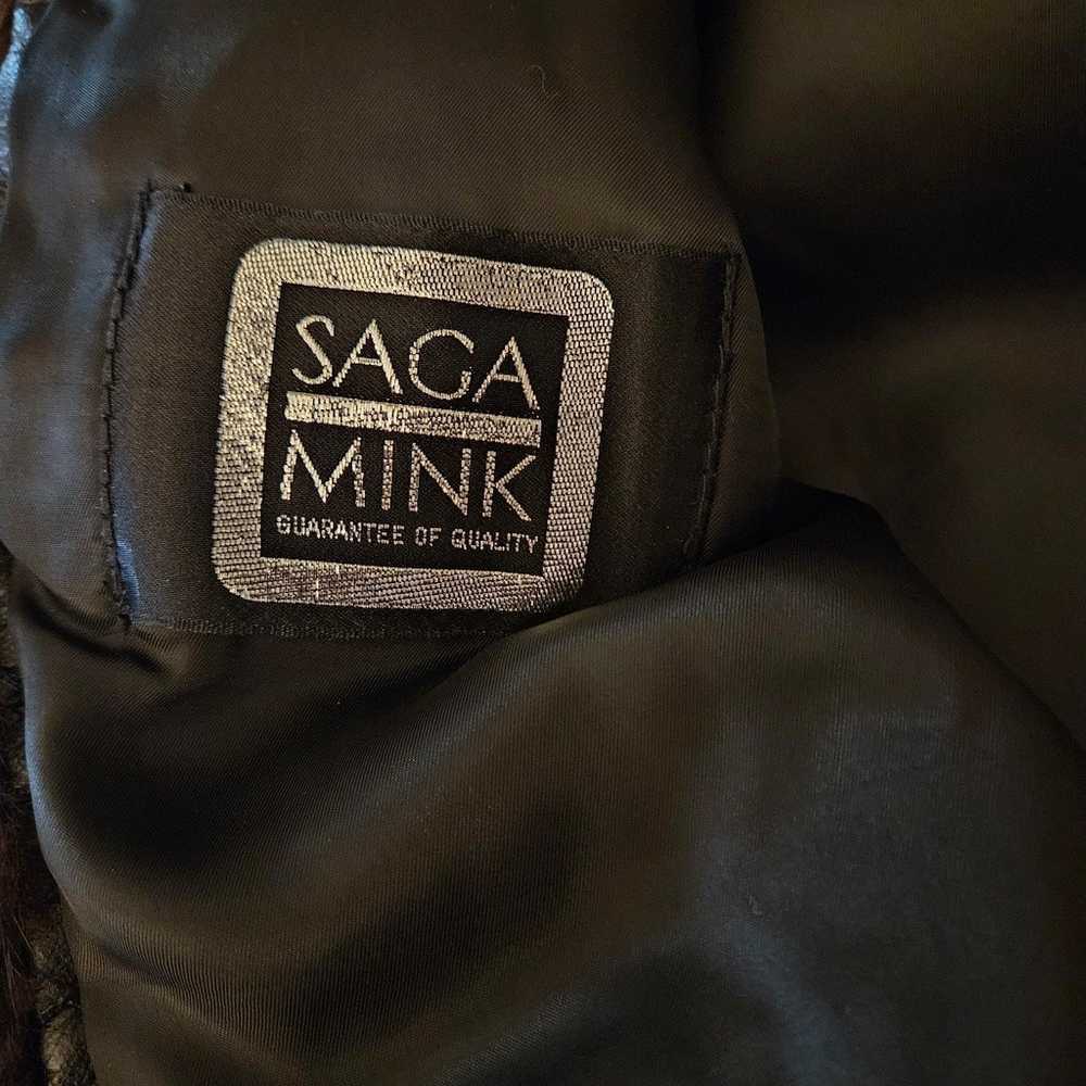 Vintage saga mink fur coat - image 4