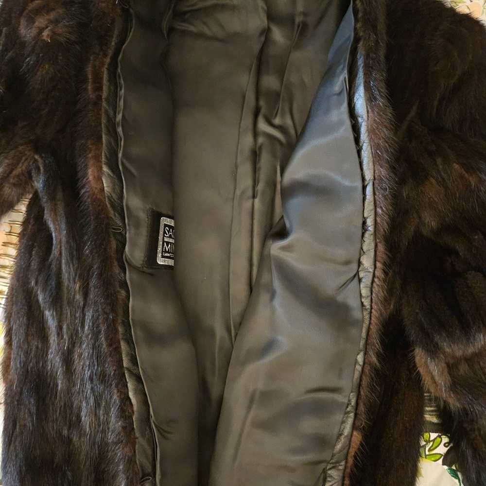 Vintage saga mink fur coat - image 7