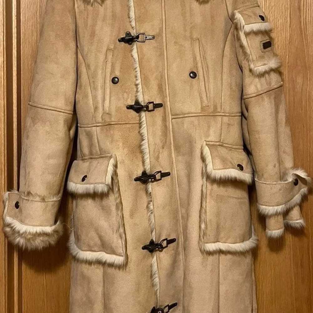 Vintage Shearling Pepe Jeans UK Coat - image 2