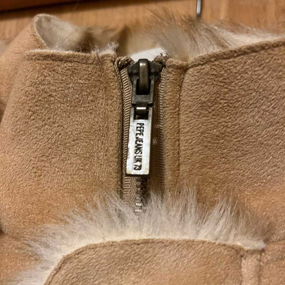 Vintage Shearling Pepe Jeans UK Coat - image 5