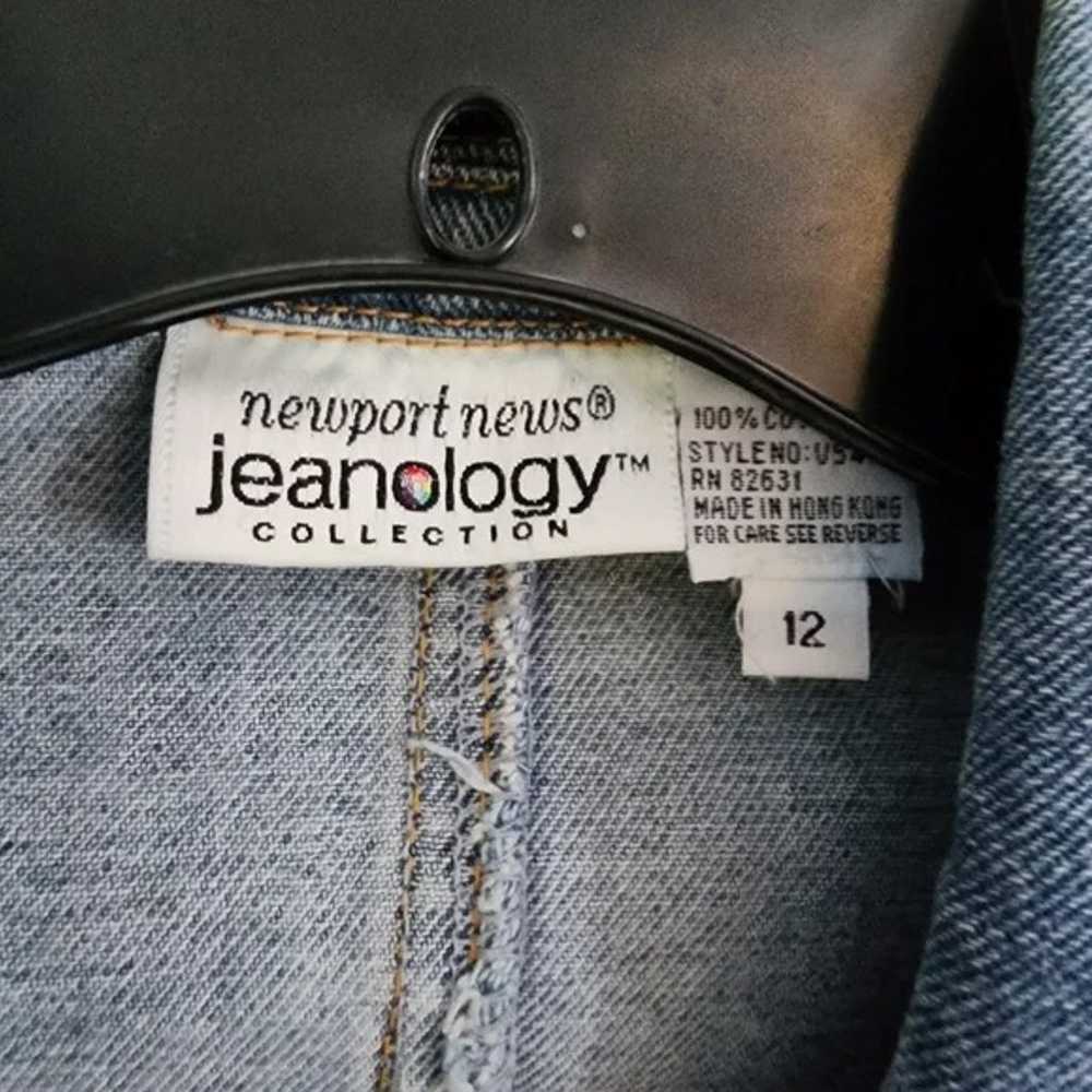 80's Newport News Jeanology Collection Denim Jack… - image 8