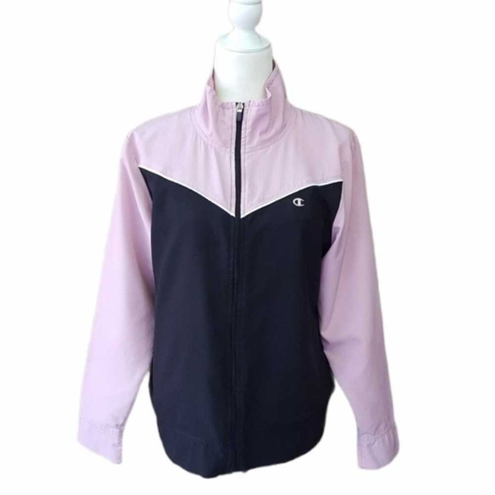 Champion Vintage Pink and Black Jacket - image 1