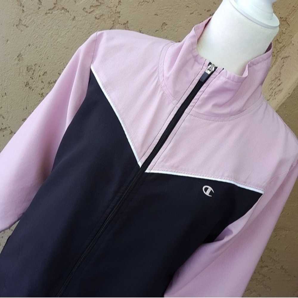 Champion Vintage Pink and Black Jacket - image 3