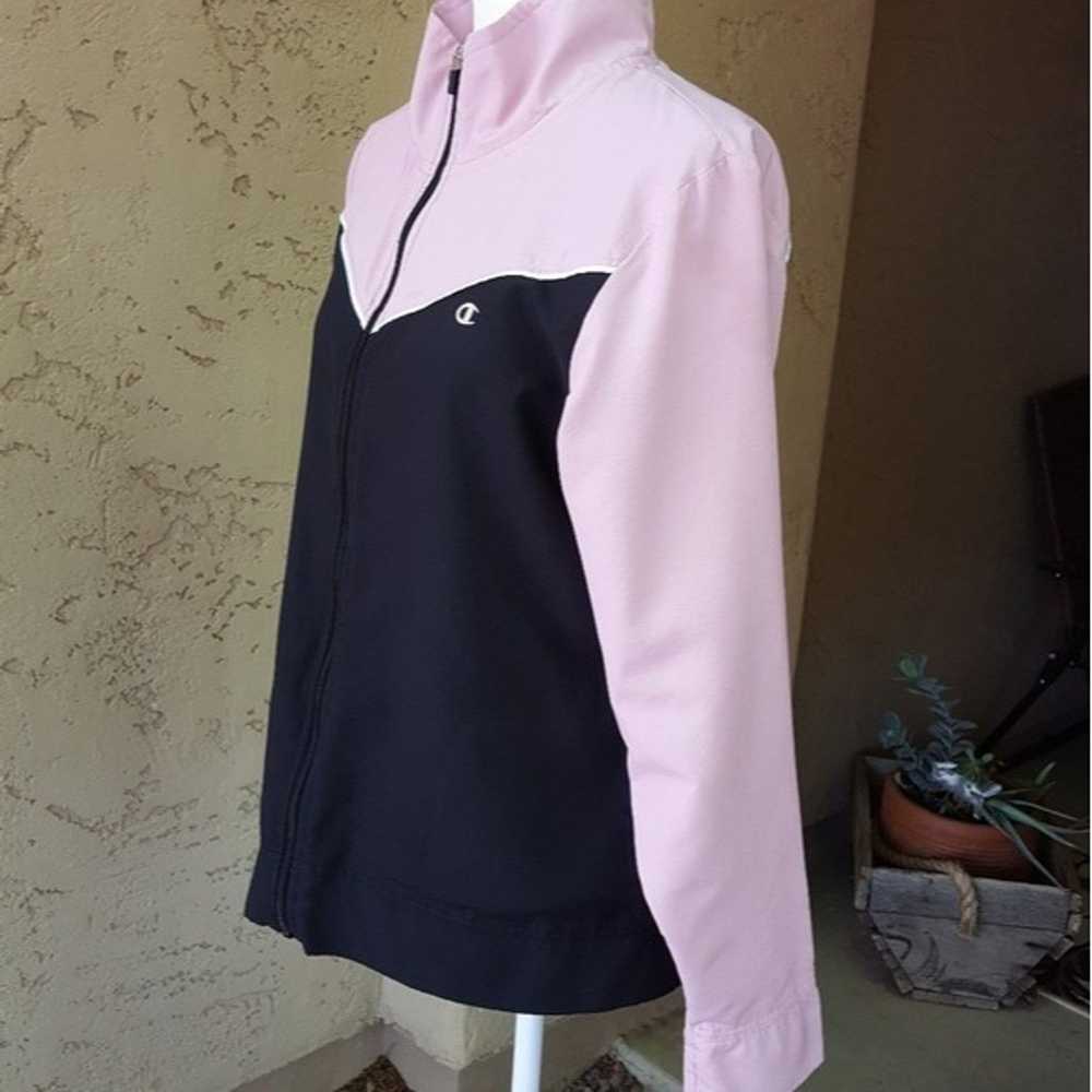 Champion Vintage Pink and Black Jacket - image 4