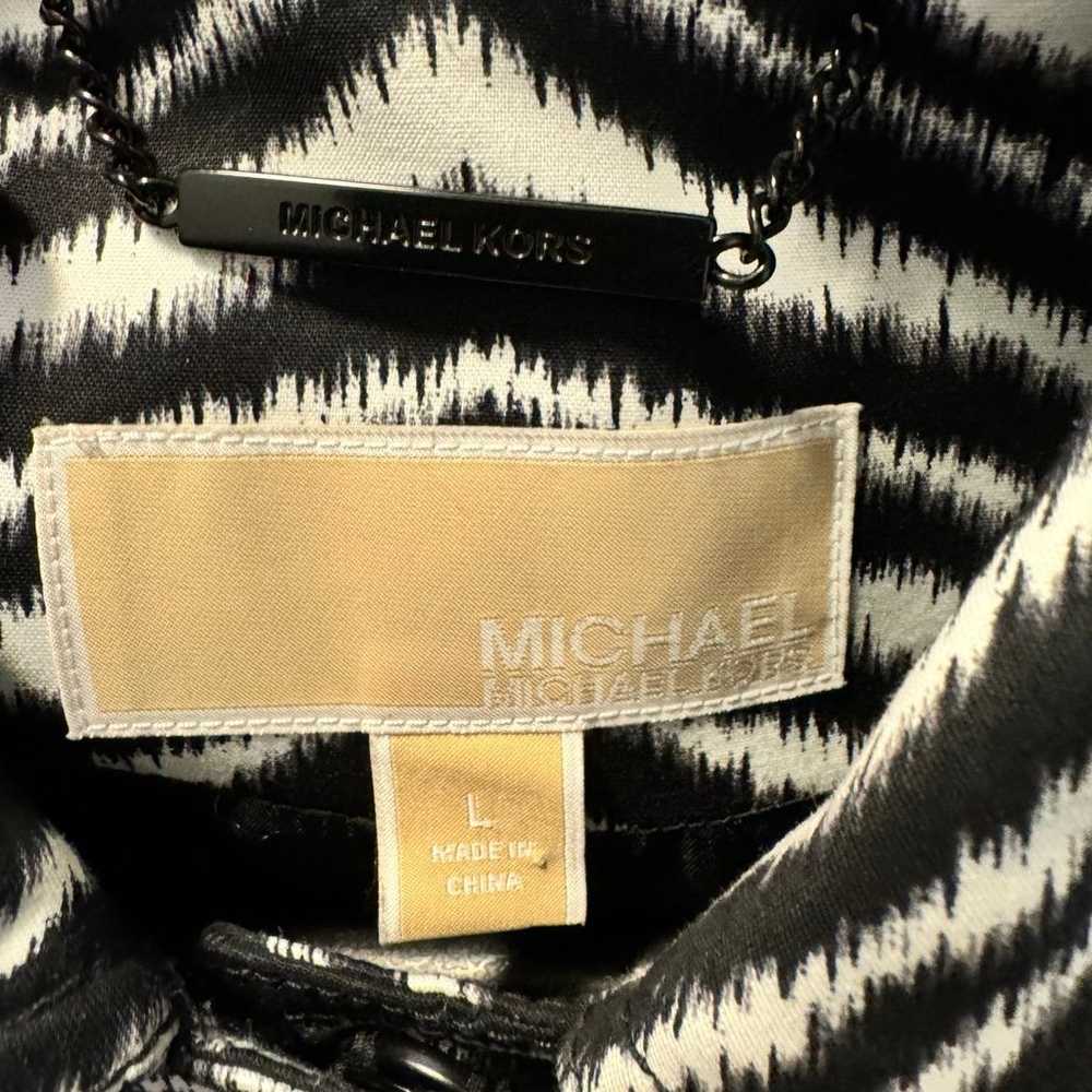 Vintage Retro Michael Kors Animal Print Jacket EU… - image 5