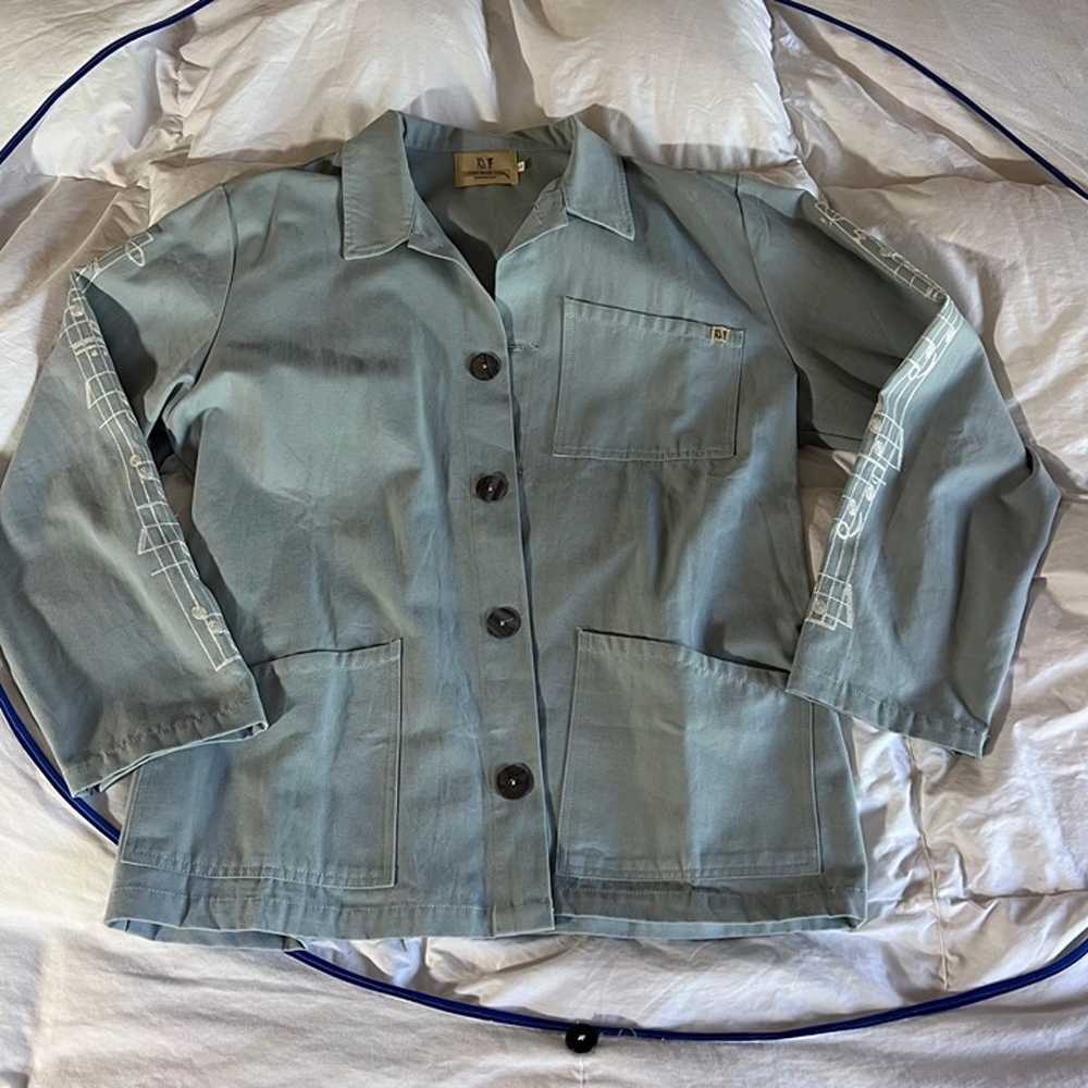 Fashion Brand Company Powder Blue Chore Jacket - image 1